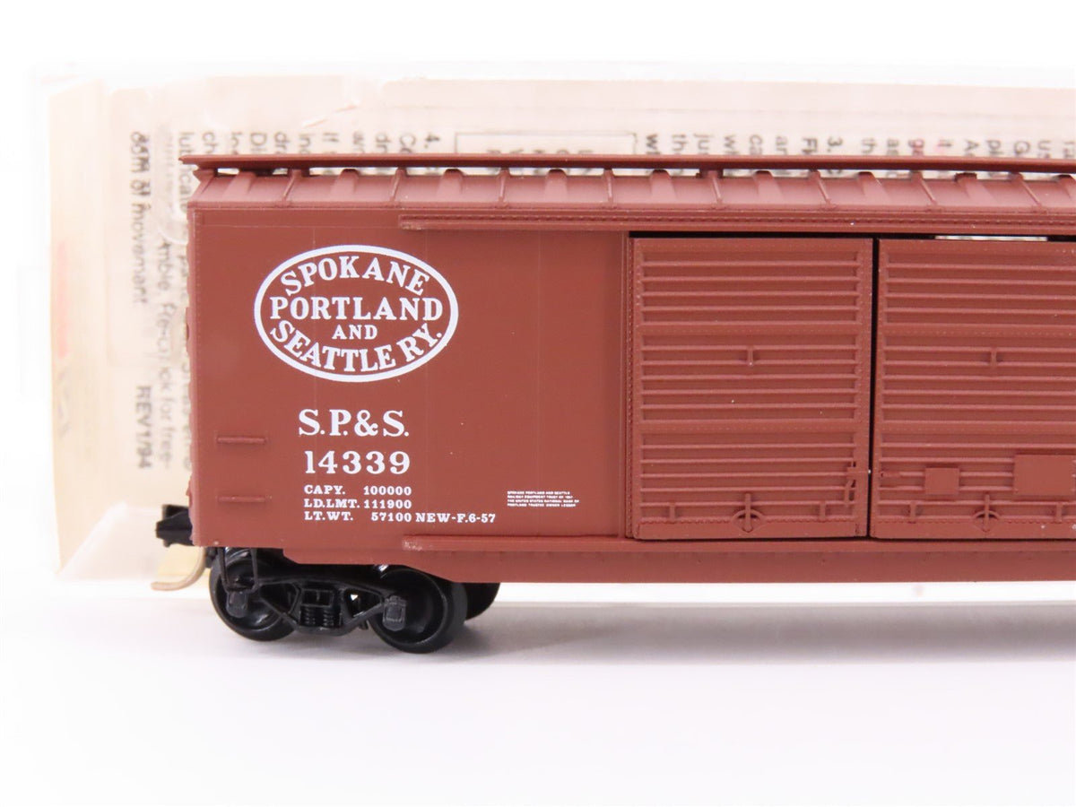 N Scale Micro-Trains 34210 SP&amp;S Spokane Portland &amp; Seattle 50&#39; Box Car #14339