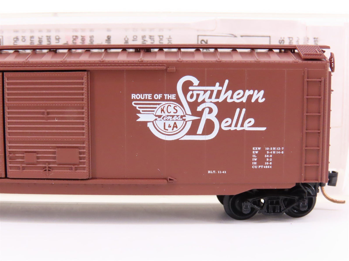 N Scale Micro-Trains 34230 KCS &quot;Southern Belle&quot; 50&#39; Double Door Box Car #20899