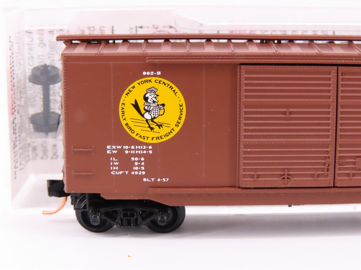 N Scale Micro-Trains 34220 NYC New York Central &quot;Early Bird&quot; 50&#39; Box Car #45335