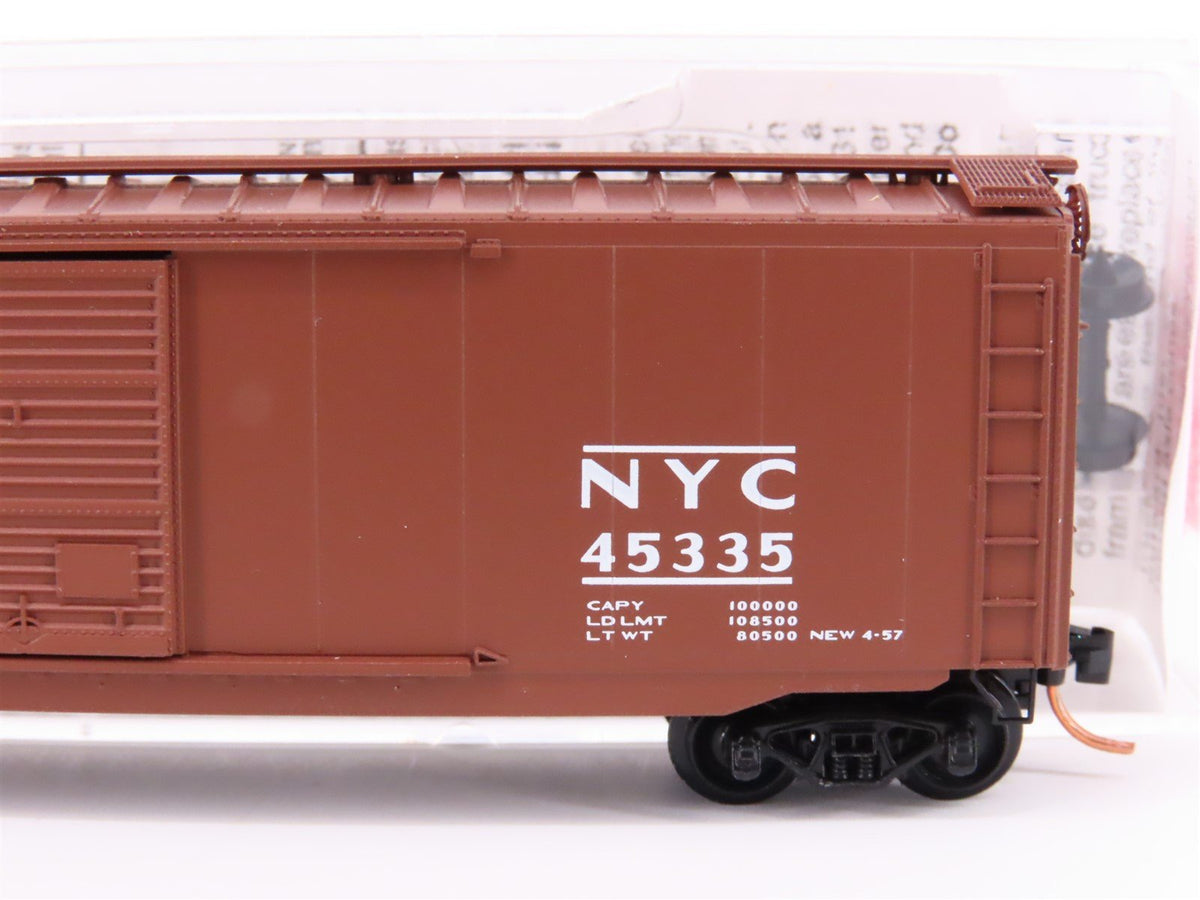 N Scale Micro-Trains 34220 NYC New York Central &quot;Early Bird&quot; 50&#39; Box Car #45335