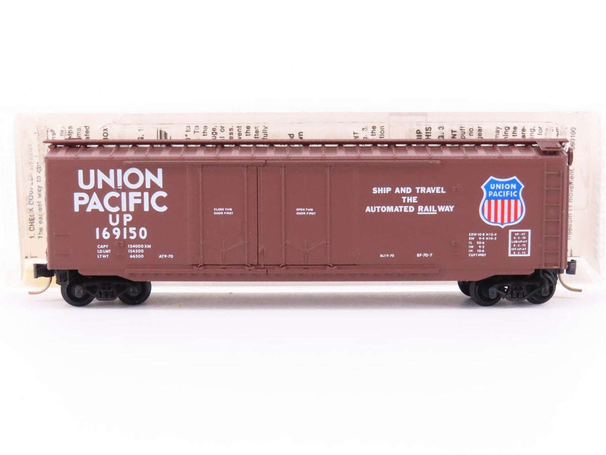 N Micro-Trains MTL 36030 UP Union Pacific 50&#39; Double Plug Door Box Car #169150