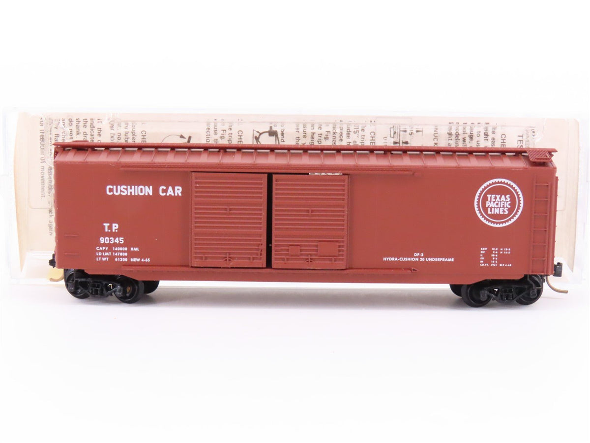 N Kadee Micro-Trains MTL 34180 TP Texas &amp; Pacific 50&#39; Double Door Box Car #9034