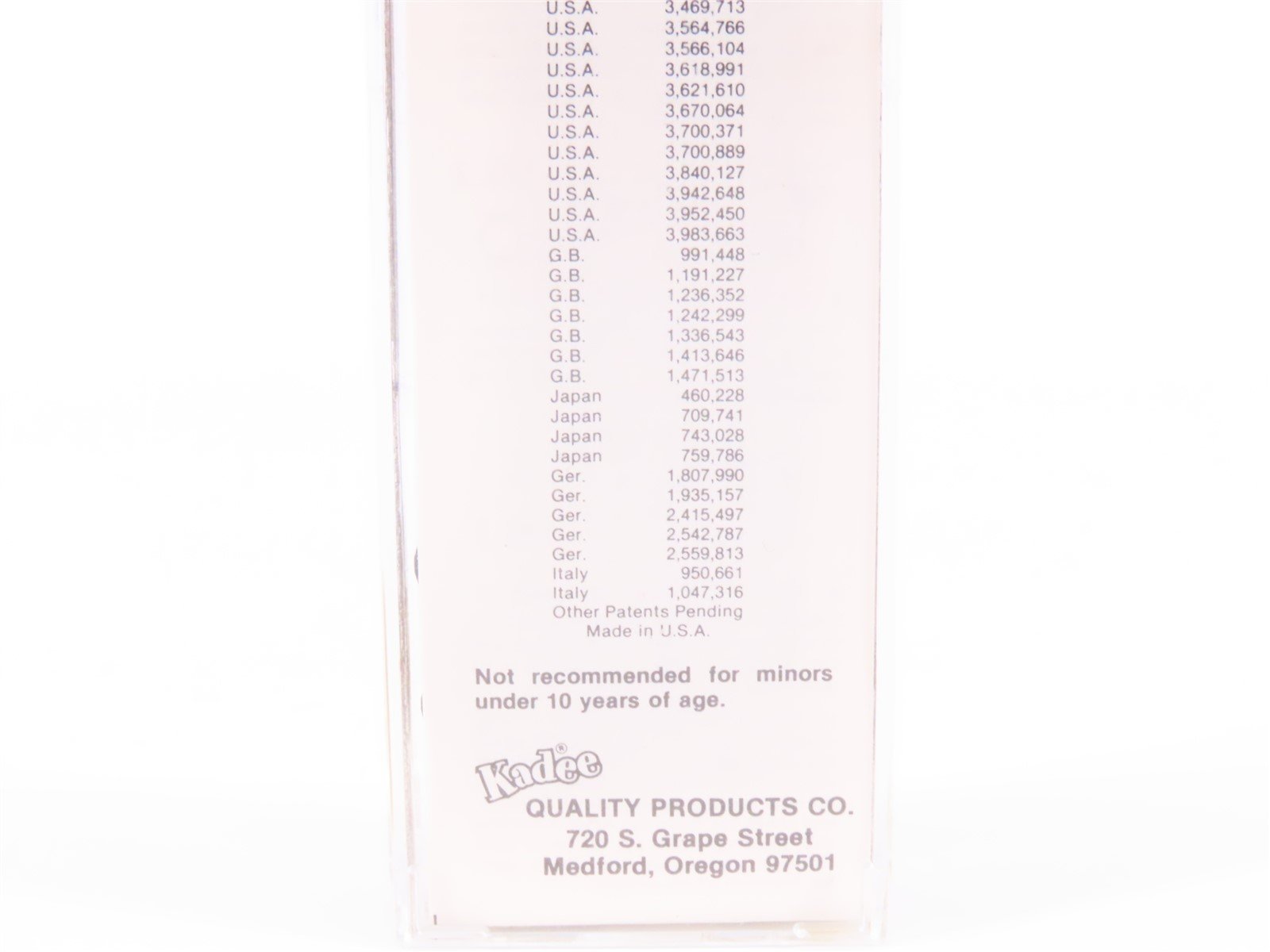 N Kadee Micro-Trains MTL 34180 TP Texas & Pacific 50' Double Door Box Car #9034