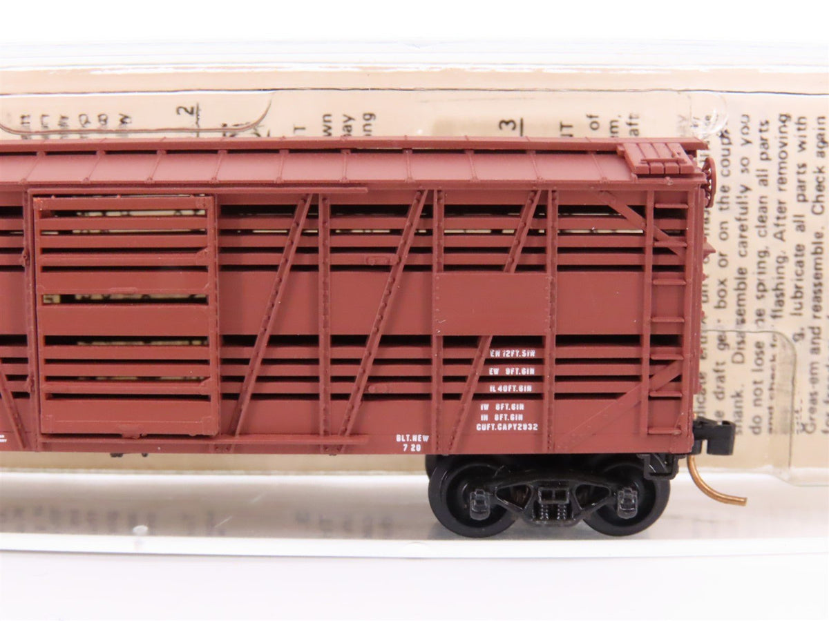 N Kadee Micro-Trains MTL 35110 TP Texas &amp; Pacific 40&#39; Despatch Stock Car #22000