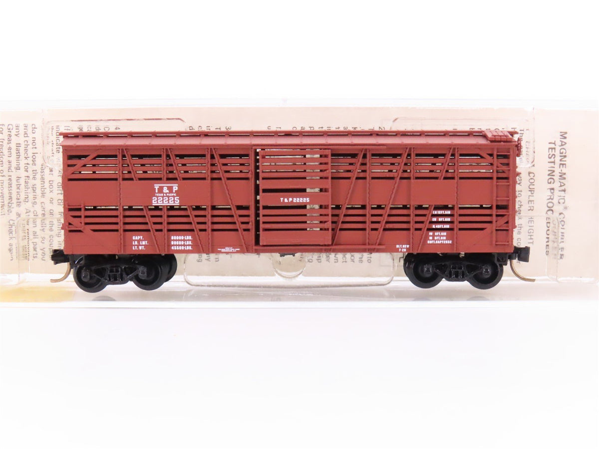 N Kadee Micro-Trains MTL 35110 TP Texas &amp; Pacific 40&#39; Despatch Stock Car #22225