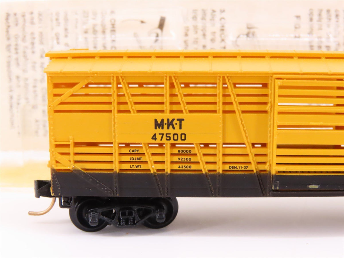 N Kadee Micro-Trains MTL 35030 MKT &quot;The Katy&quot; 40&#39; Despatch Stock Car #47500