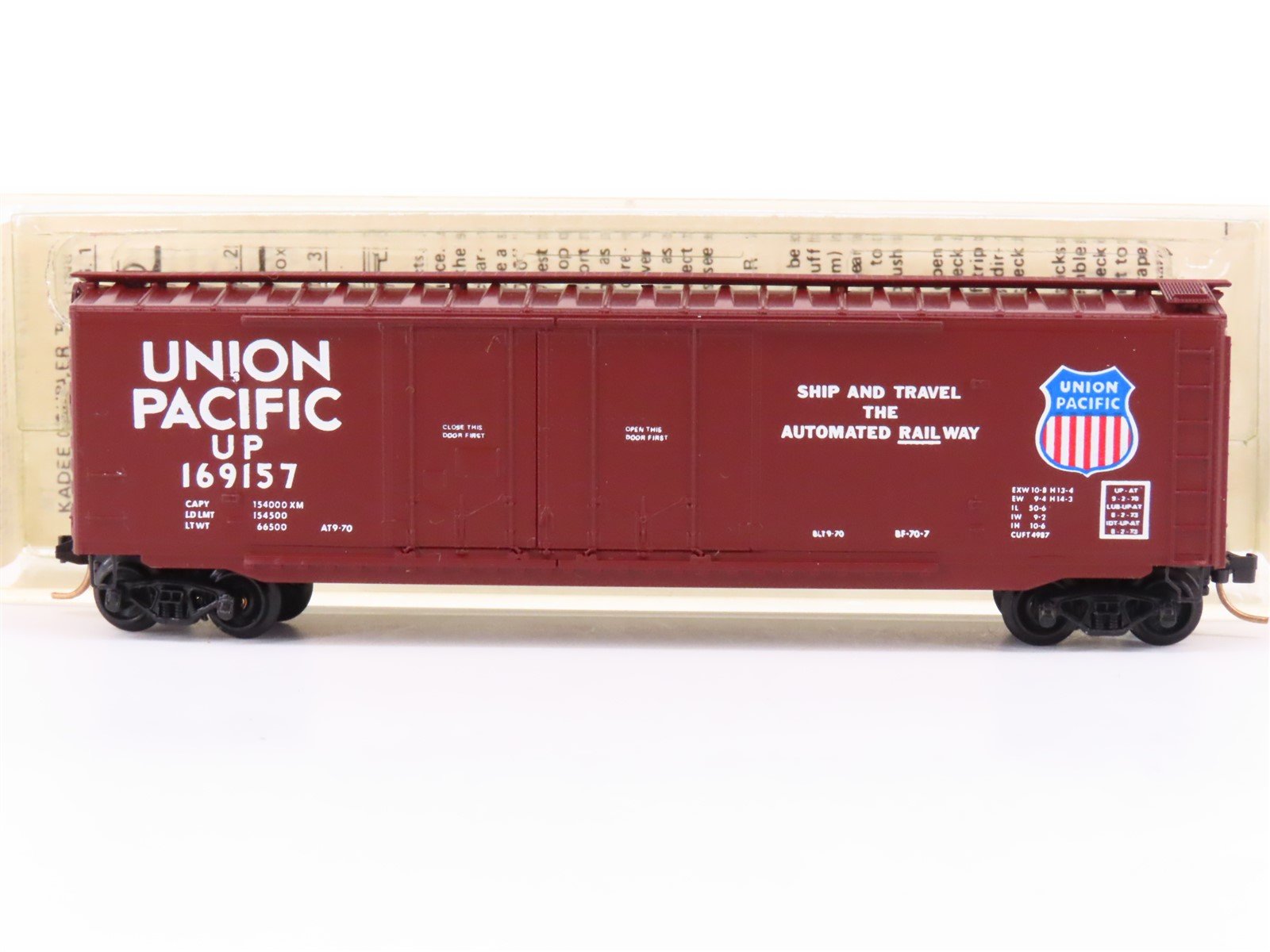 N Scale Kadee Micro-Trains MTL 36030 UP Union Pacific 50' Box Car #169157