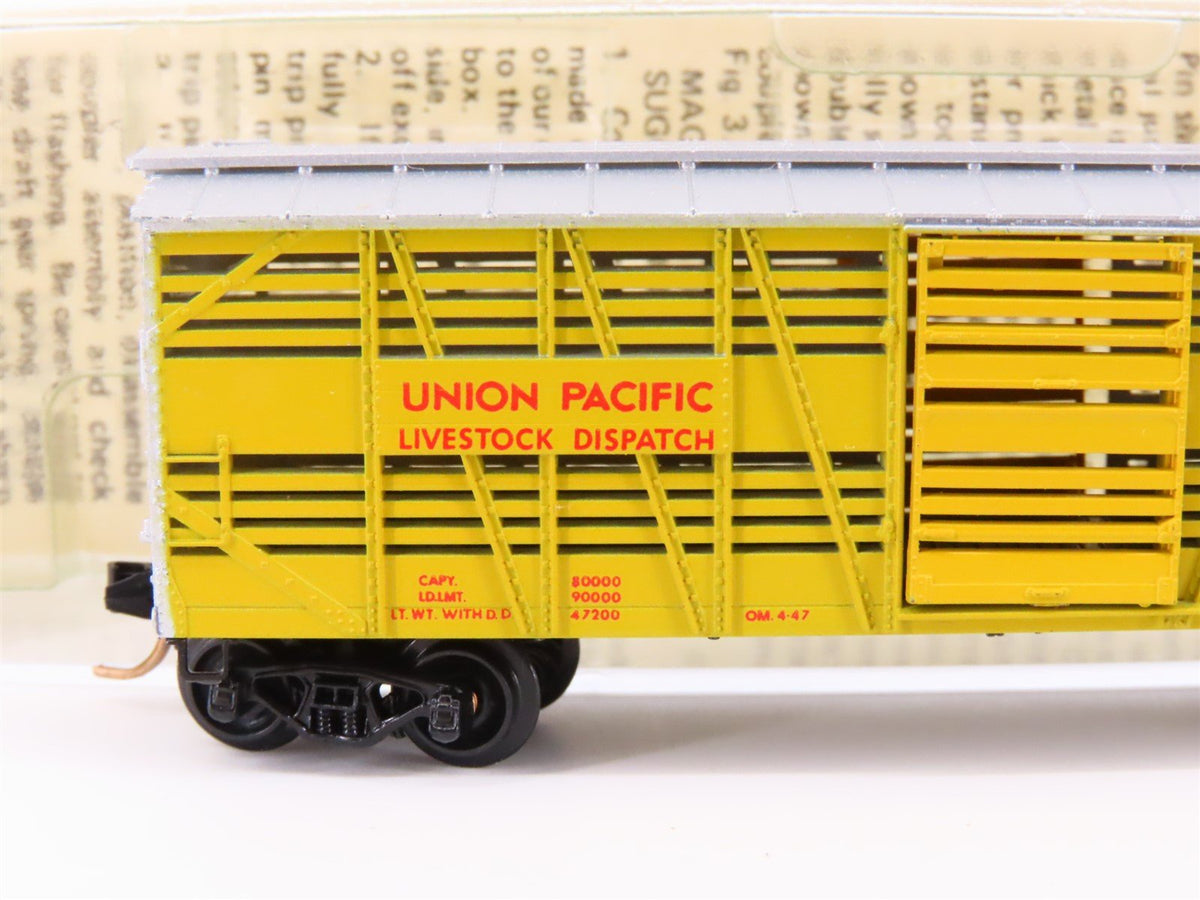 N Kadee Micro-Trains MTL 35010 OSL UP Union Pacific 40&#39; Stock Car #47999