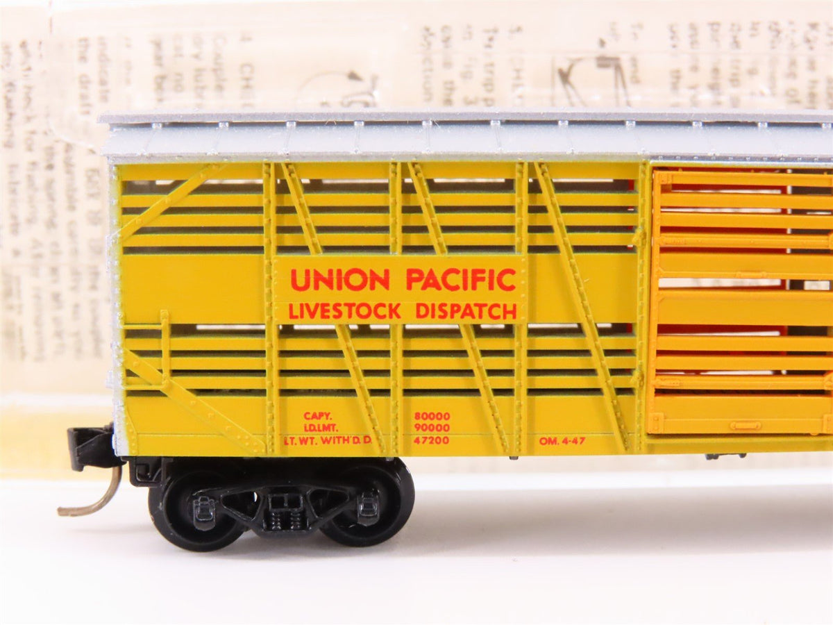 N Kadee Micro-Trains MTL 35010 OSL UP Union Pacific 40&#39; Stock Car #47679