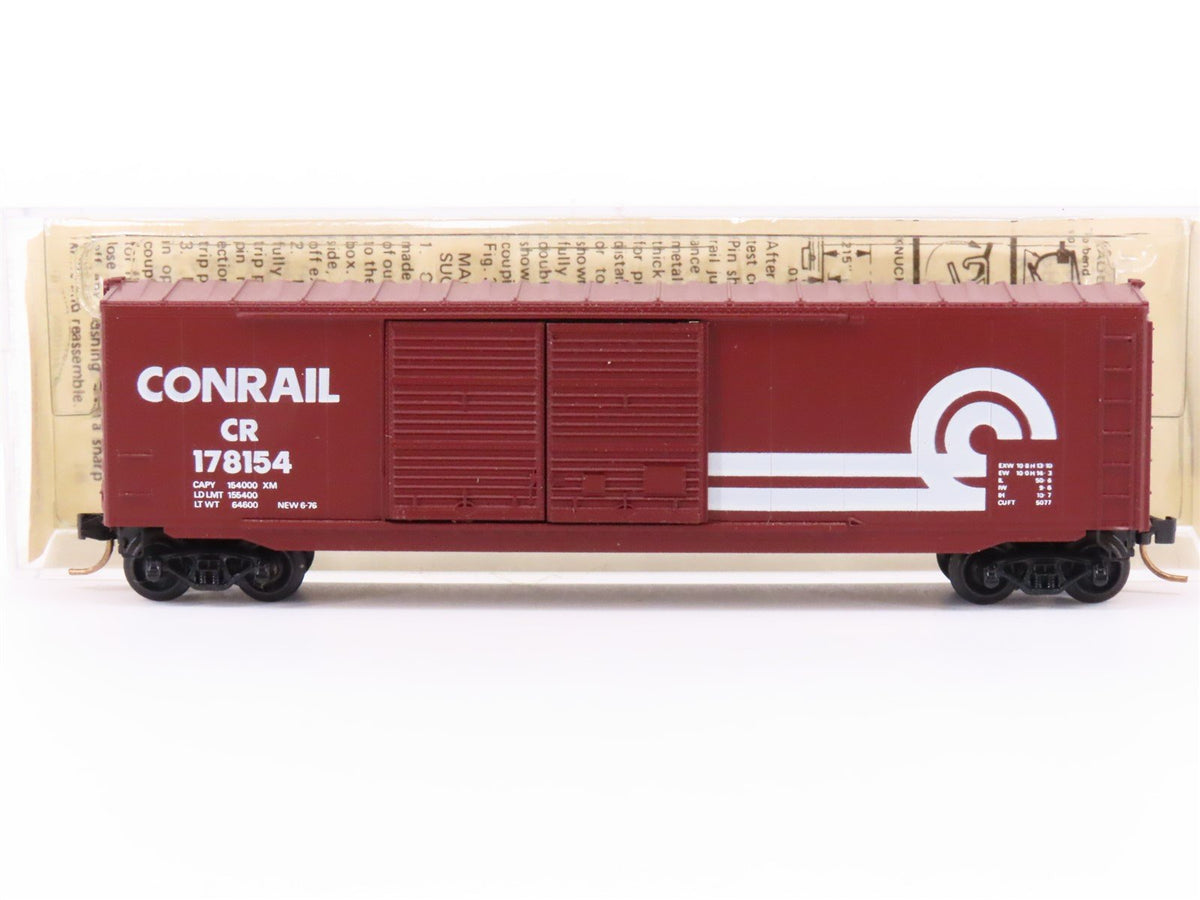 N Kadee Micro-Trains MTL 37010 CR Conrail 50&#39; Double Door Box Car #178154