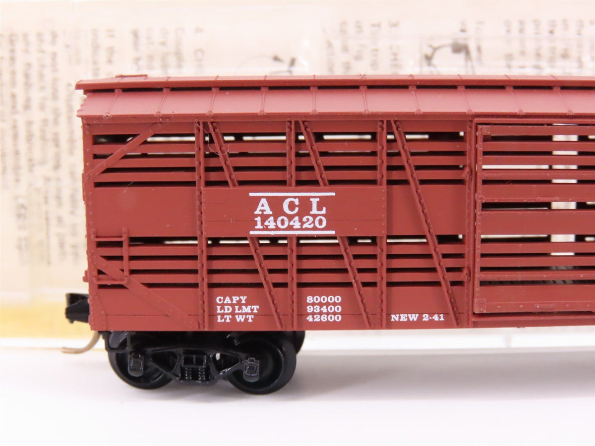 N Kadee Micro-Trains MTL 35100 ACL Atlantic Coast Line 40&#39; Stock Car #140420