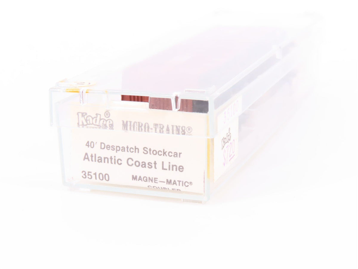 N Kadee Micro-Trains MTL 35100 ACL Atlantic Coast Line 40&#39; Stock Car #140420