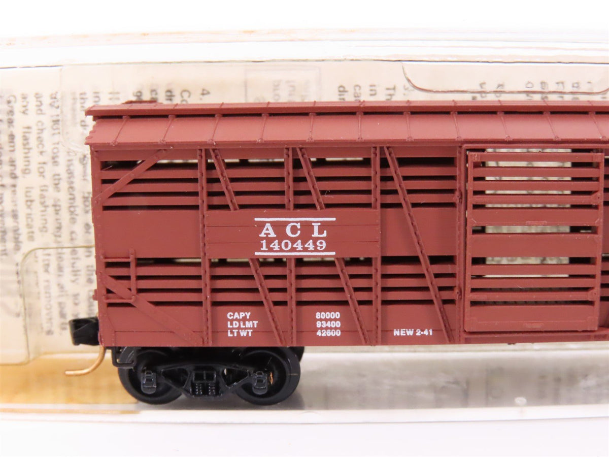 N Kadee Micro-Trains MTL 35100 ACL Atlantic Coast Line 40&#39; Stock Car #140449