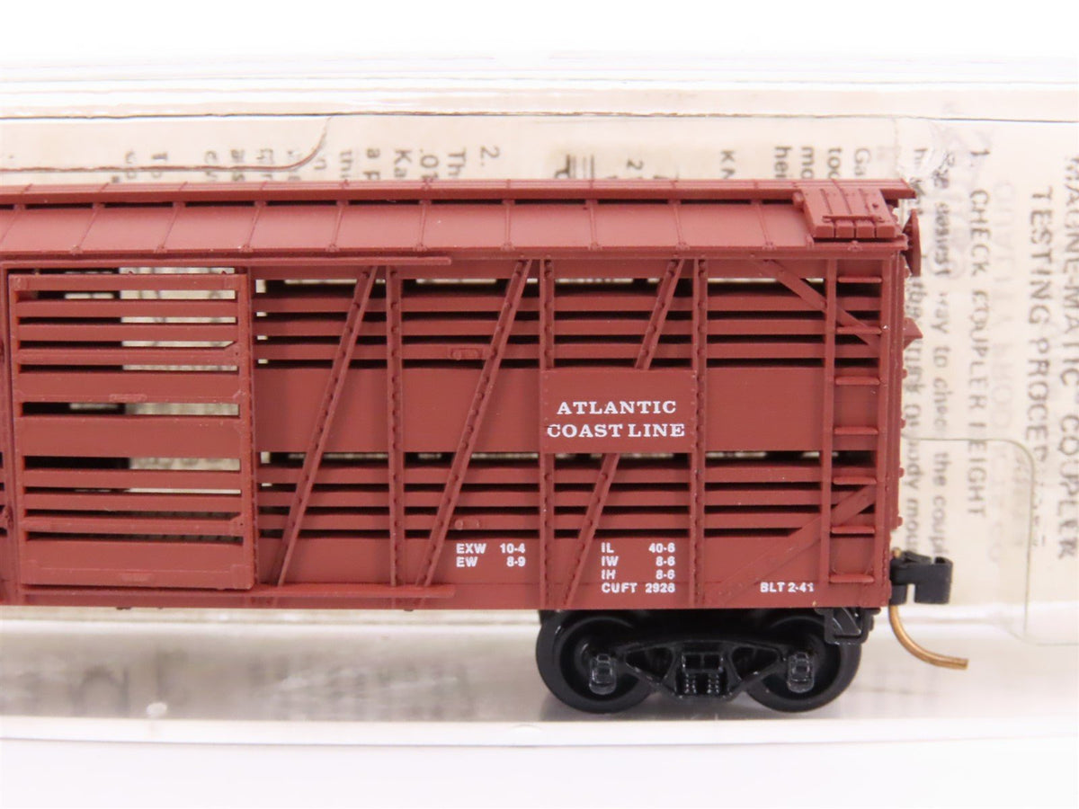 N Kadee Micro-Trains MTL 35100 ACL Atlantic Coast Line 40&#39; Stock Car #140449