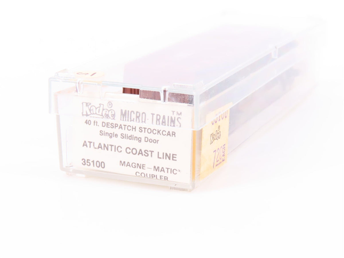 N Kadee Micro-Trains MTL 35100 ACL Atlantic Coast Line 40&#39; Stock Car #140449