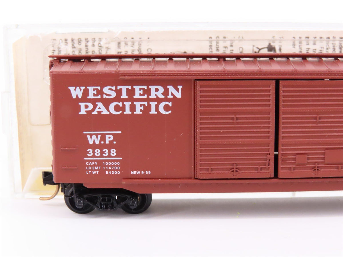 N Kadee Micro-Trains MTL 34160 WP &quot;Feather River&quot; 50&#39; Double Door Box Car #3838