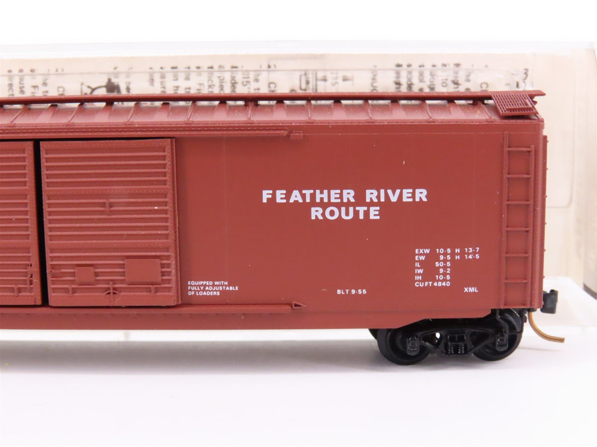 N Kadee Micro-Trains MTL 34160 WP &quot;Feather River&quot; 50&#39; Double Door Box Car #3838