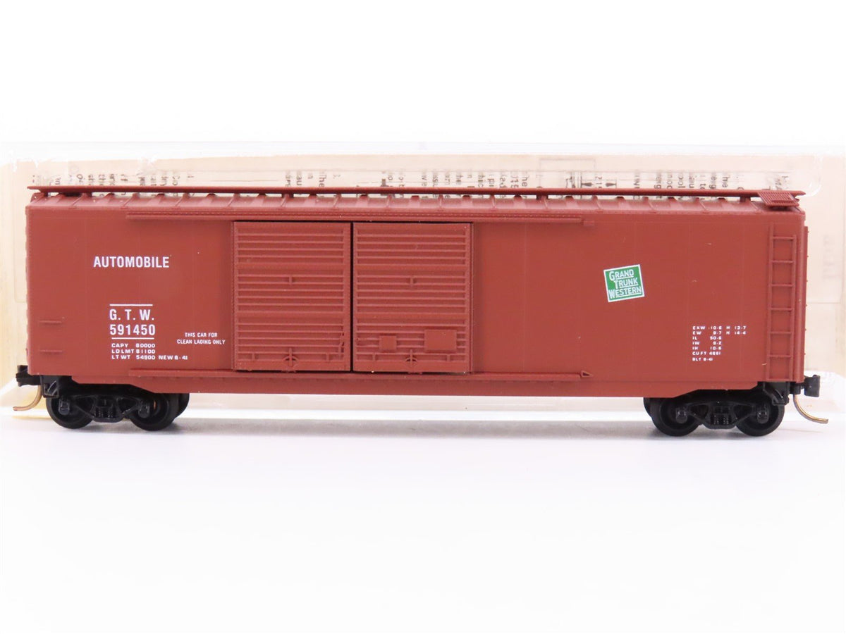 N Kadee Micro-Trains MTL 34170 GTW Grand Trunk Western 50&#39; Box Car #591450