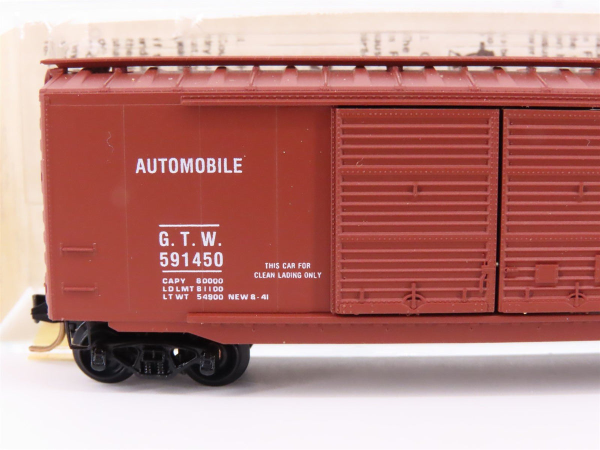 N Kadee Micro-Trains MTL 34170 GTW Grand Trunk Western 50&#39; Box Car #591450