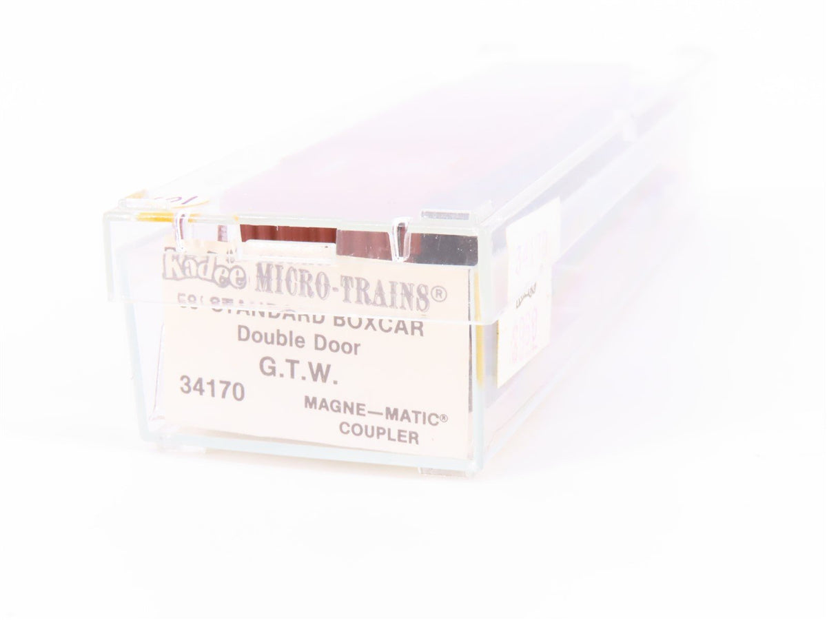 N Kadee Micro-Trains MTL 34170 GTW Grand Trunk Western 50&#39; Box Car #591450