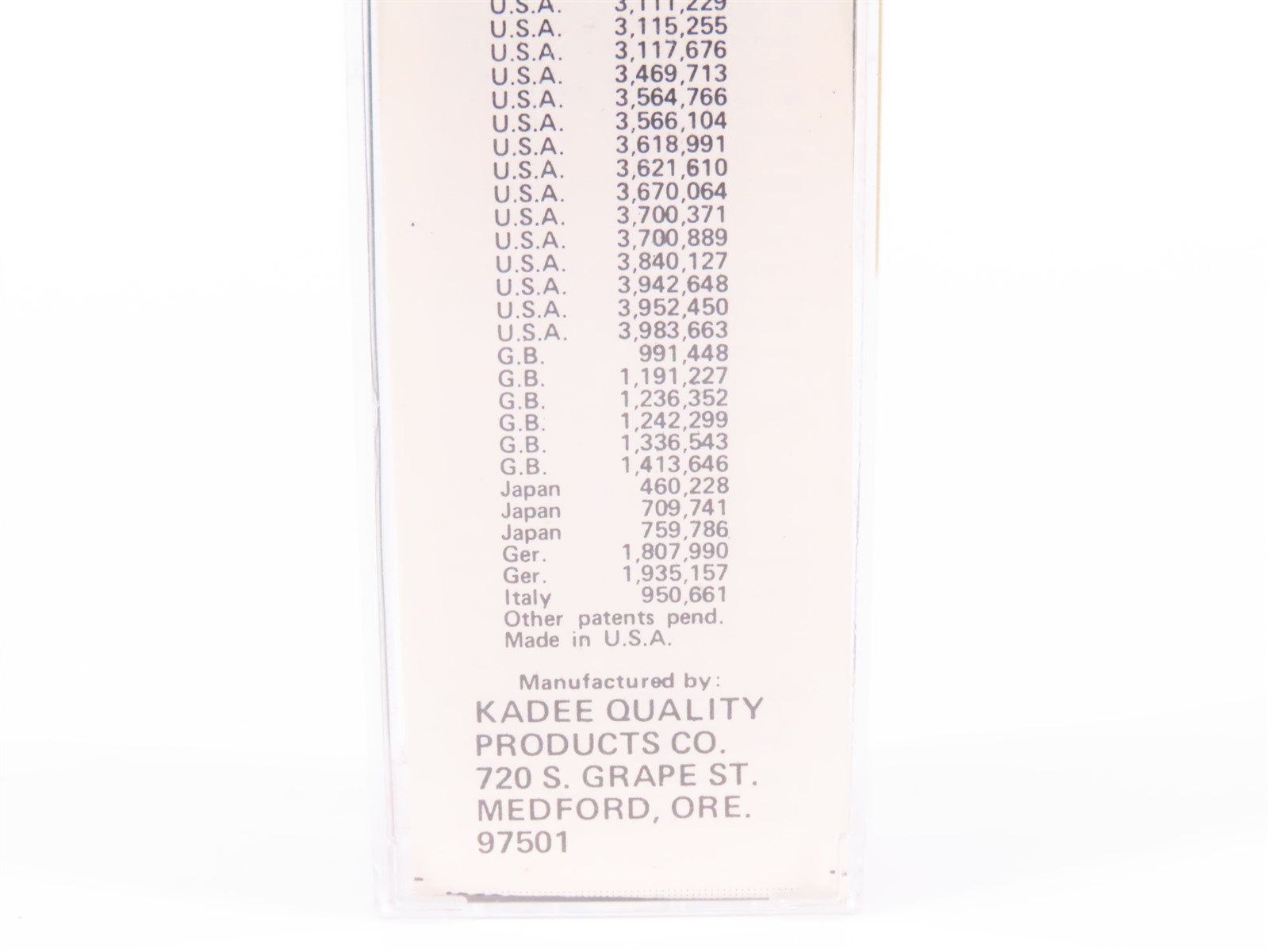 N Scale Kadee Micro-Trains MTL 32010 EFCX Evergreen 50' Plug Door Box Car #2852