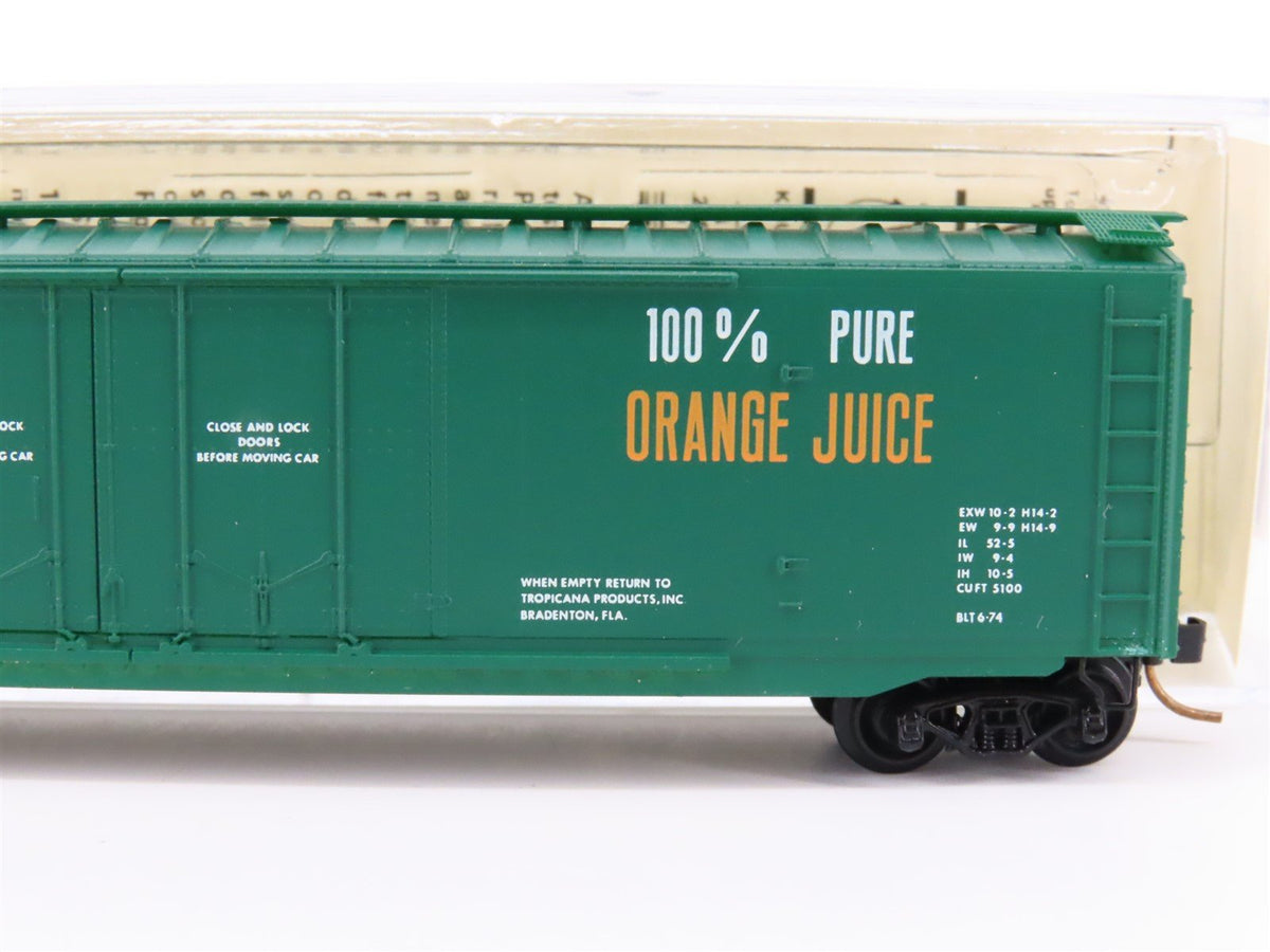 N Kadee Micro-Trains MTL 36010 USLX Tropicana Orange Juice 50&#39; Box Car #13083