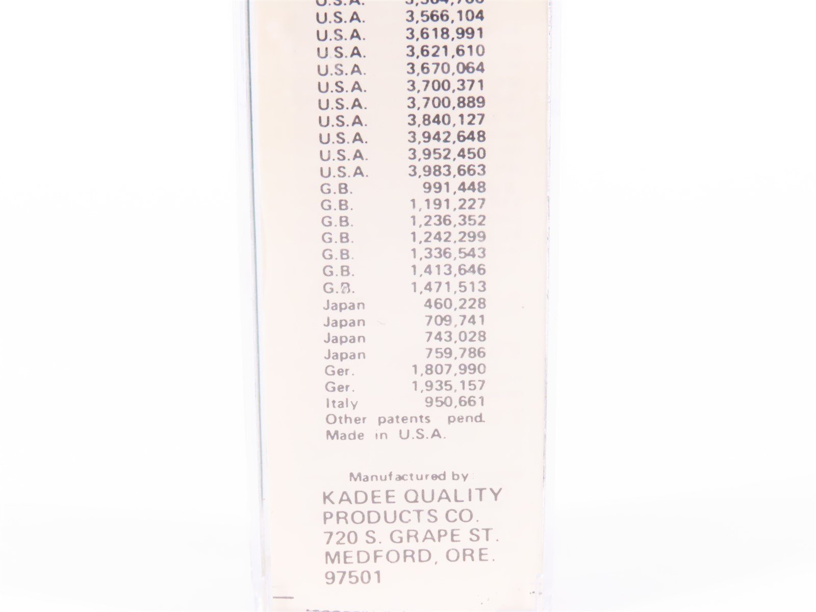 N Kadee Micro-Trains MTL 36010 USLX Tropicana Orange Juice 50' Box Car #13083