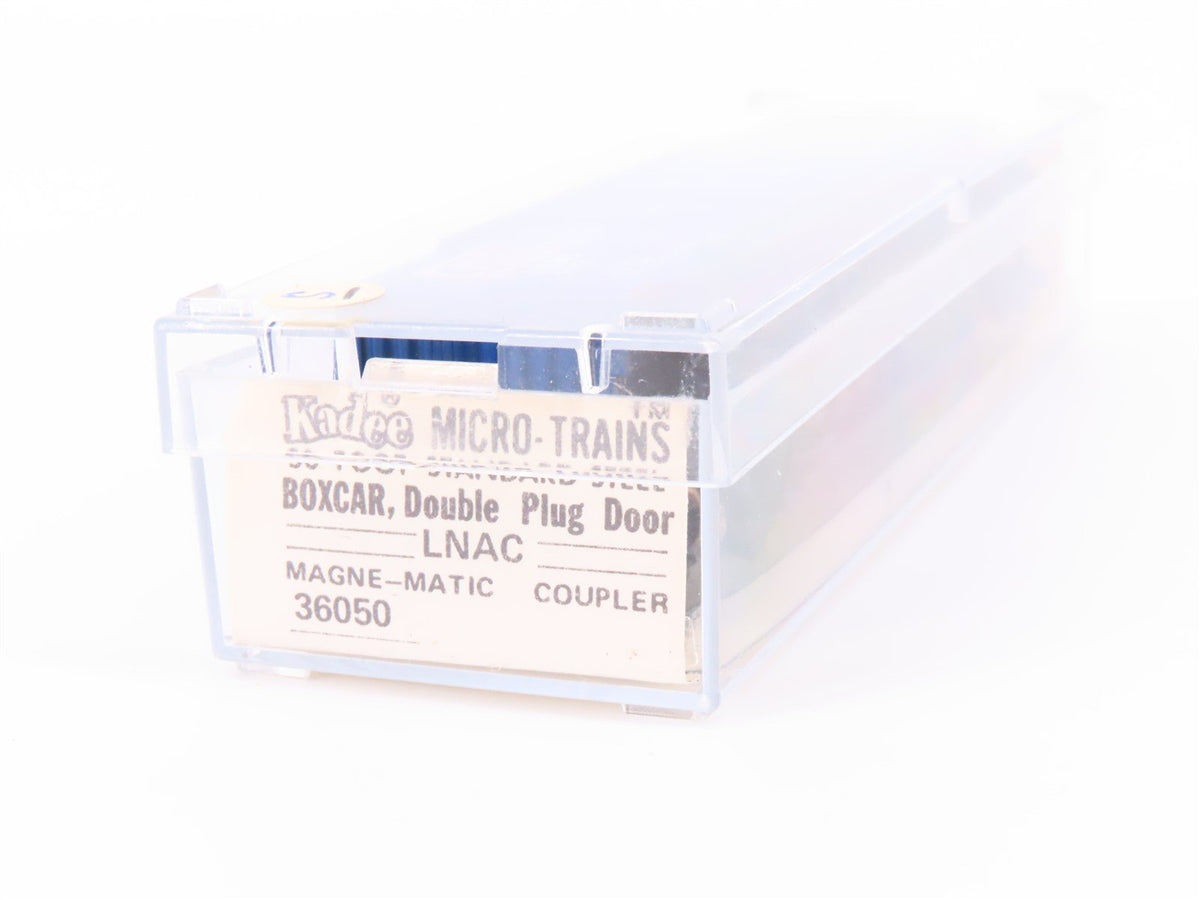 N Kadee Micro-Trains MTL 36050 LNAC 50&#39; Double Plug Door Box Car #5015