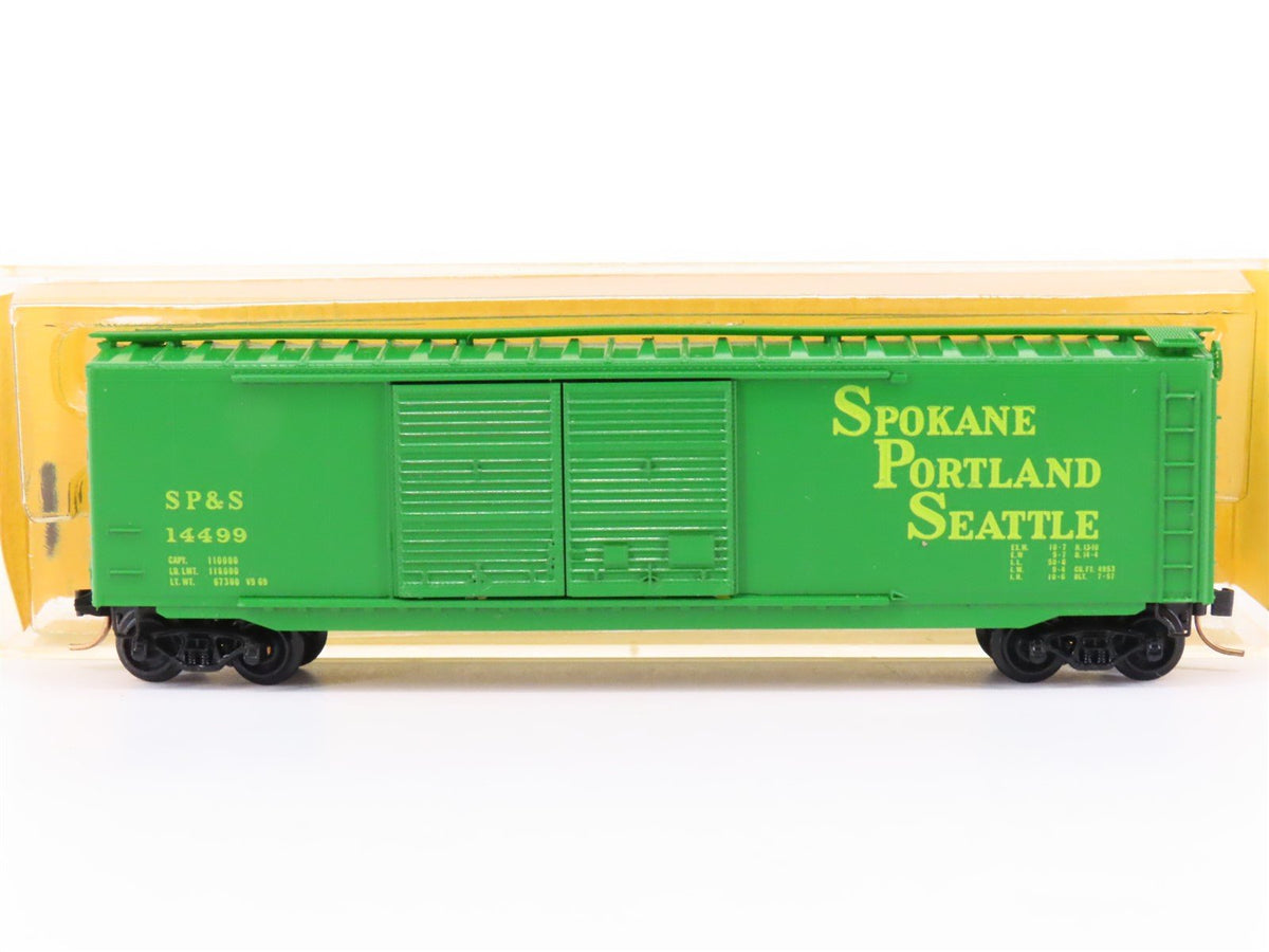 N Kadee Micro-Trains MTL 34041 SP&amp;S Spokane Portland &amp; Seattle 50&#39; Box Car 14499