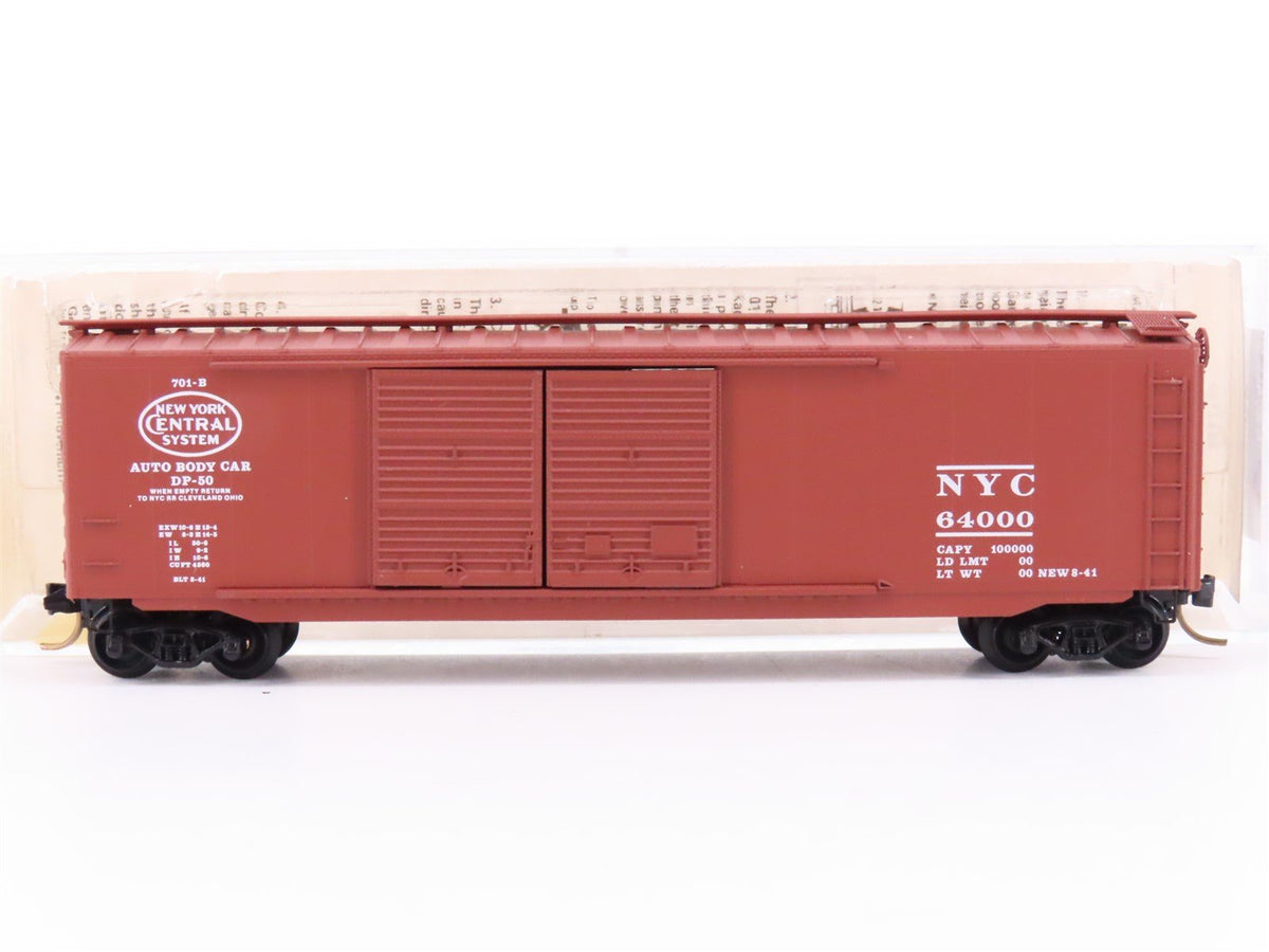 N Kadee Micro-Trains MTL 34150 NYC New York Central 50&#39; Auto Body Box Car #64000