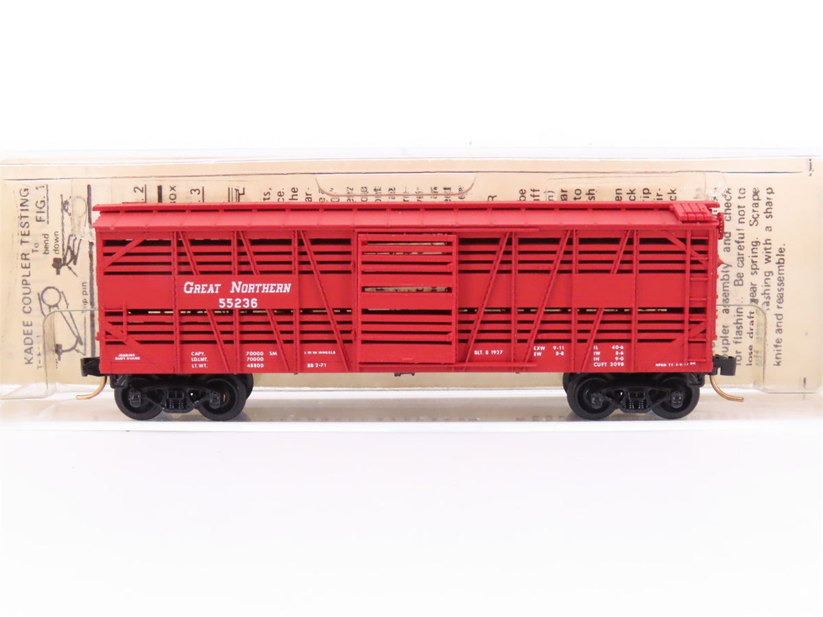 N Kadee Micro-Trains MTL 35020 GN Great Northern 40&#39; Despatch Stock Car #55236