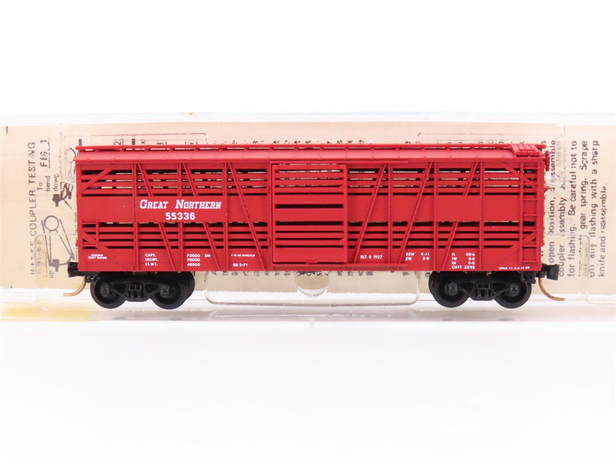 N Kadee Micro-Trains MTL 35020 GN Great Northern 40&#39; Despatch Stock Car #55336