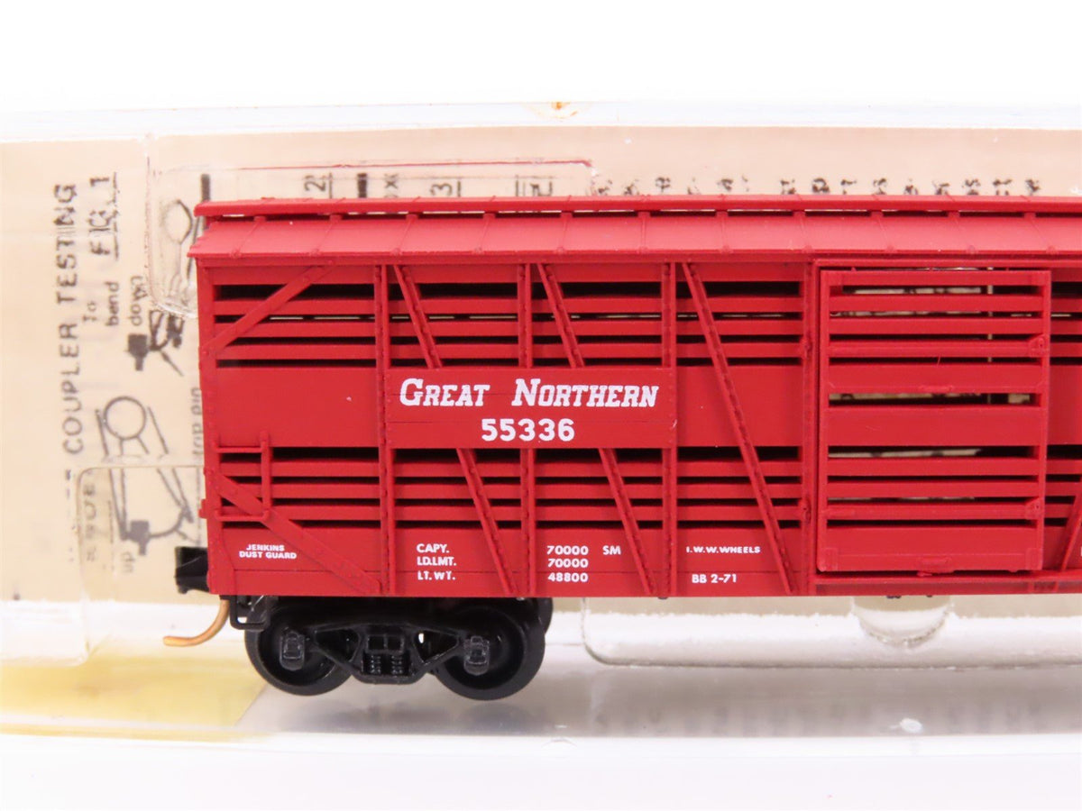 N Kadee Micro-Trains MTL 35020 GN Great Northern 40&#39; Despatch Stock Car #55336