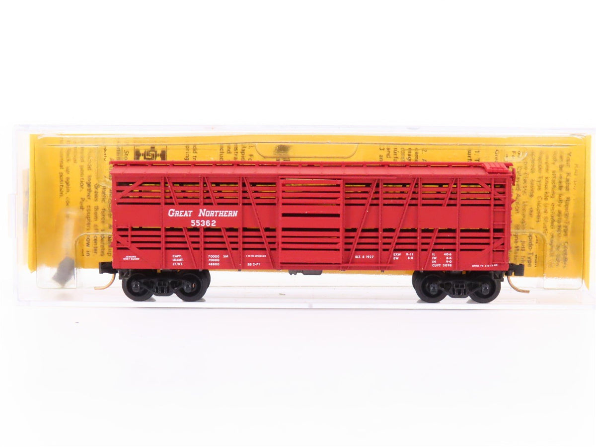 N Kadee Micro-Trains MTL 35021 GN Great Northern 40&#39; Despatch Stock Car #55362