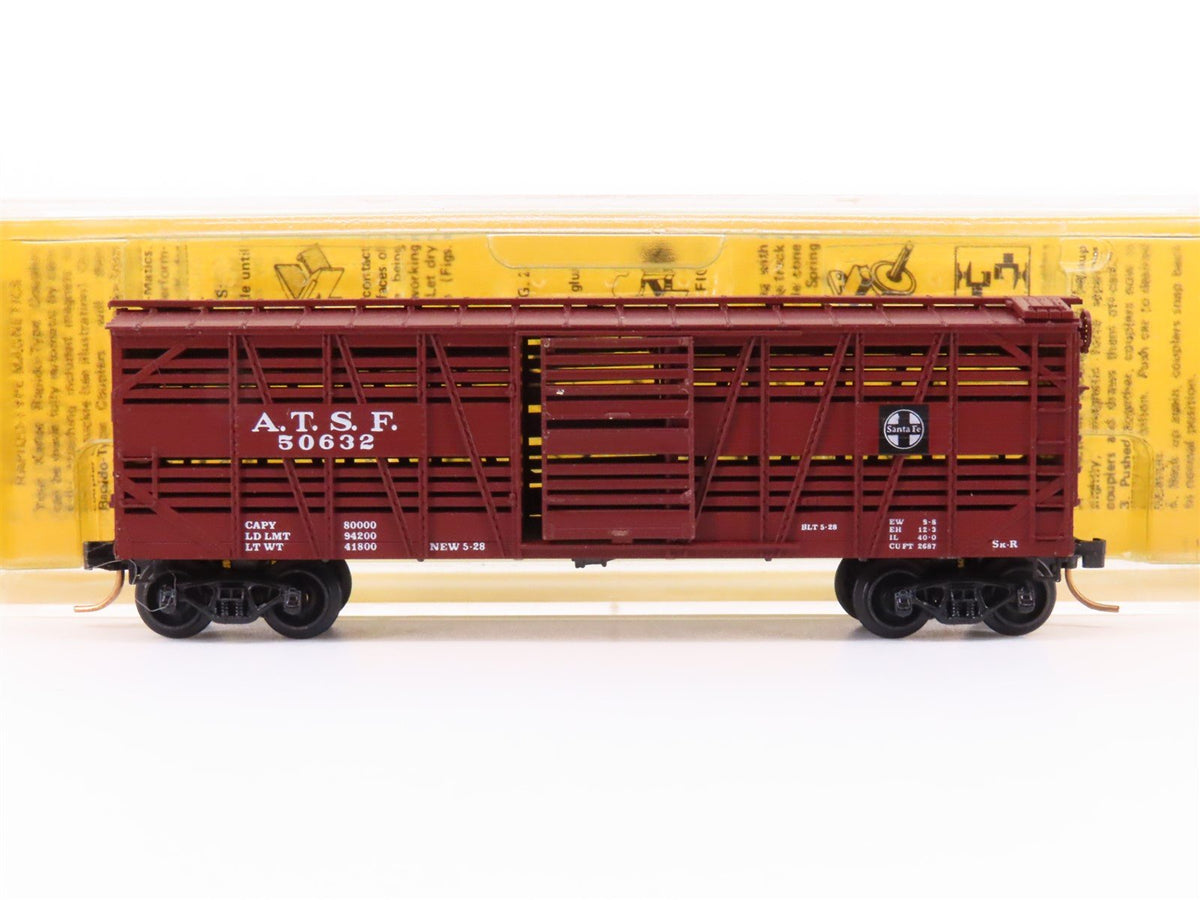 N Kadee Micro-Trains MTL 35081 ATSF Santa Fe 40&#39; Despatch Stock Car #50632