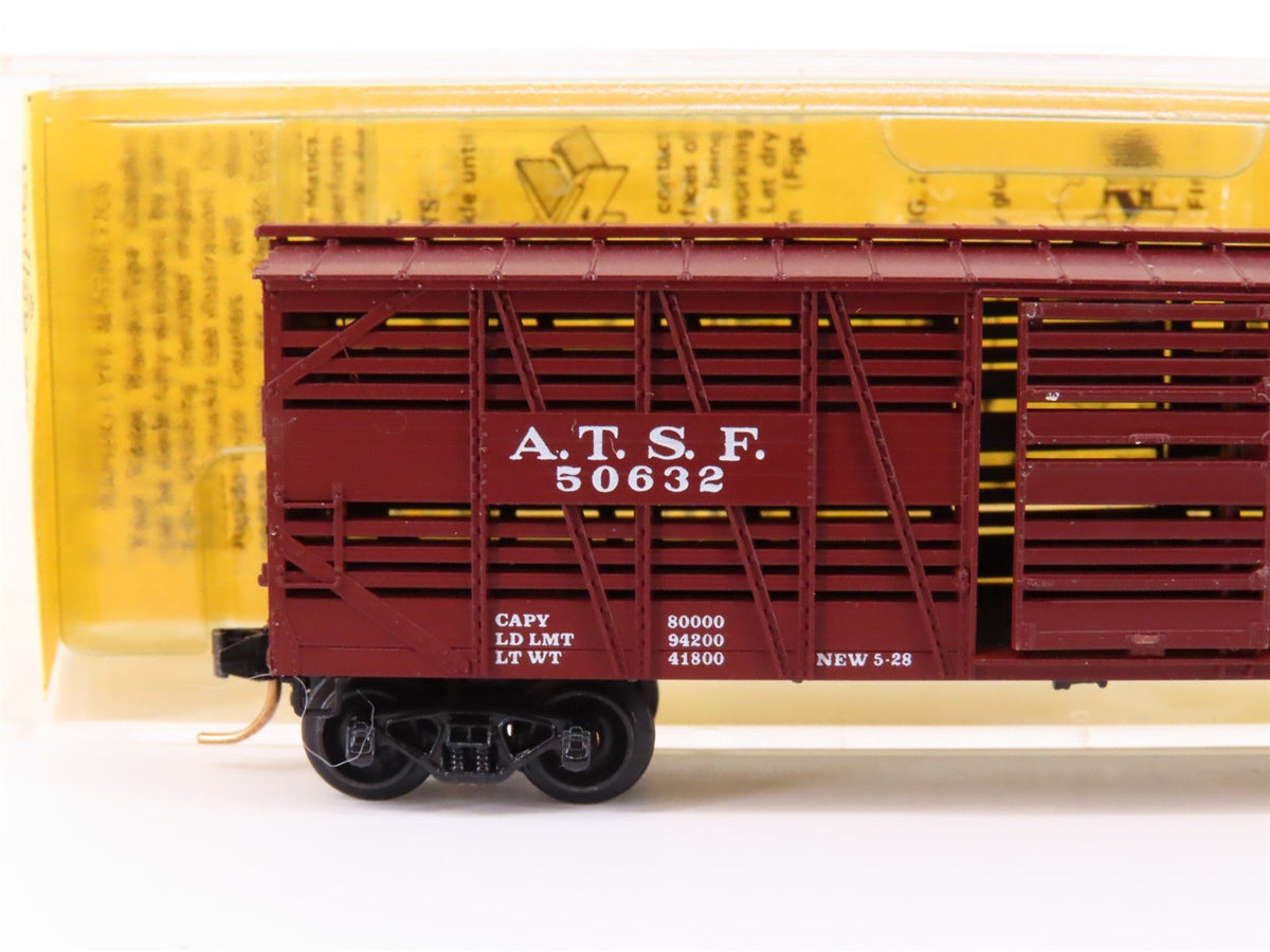 N Kadee Micro-Trains MTL 35081 ATSF Santa Fe 40&#39; Despatch Stock Car #50632