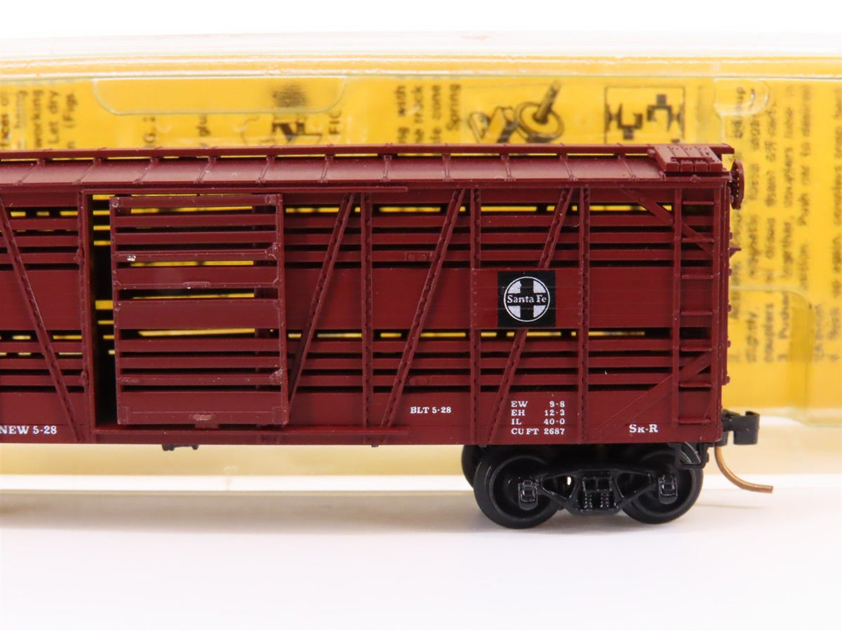 N Kadee Micro-Trains MTL 35081 ATSF Santa Fe 40&#39; Despatch Stock Car #50632