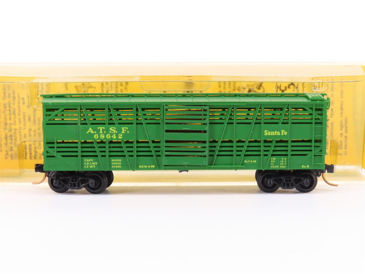 N Kadee Micro-Trains MTL 35071 ATSF Santa Fe 40&#39; Despatch Stock Car #68642