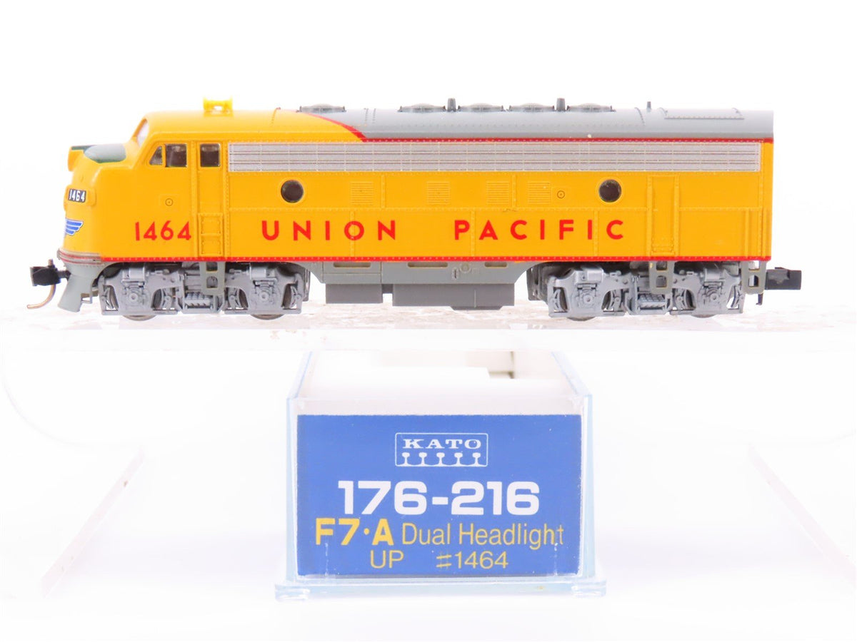 N Scale KATO 176-216 UP Union Pacific EMD F7A Diesel Locomotive #1464