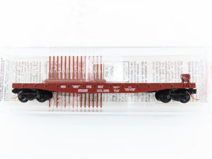 N Scale Micro-Trains MTL 45140 PRR Pennsylvania Railroad 50' Flat Car #470165