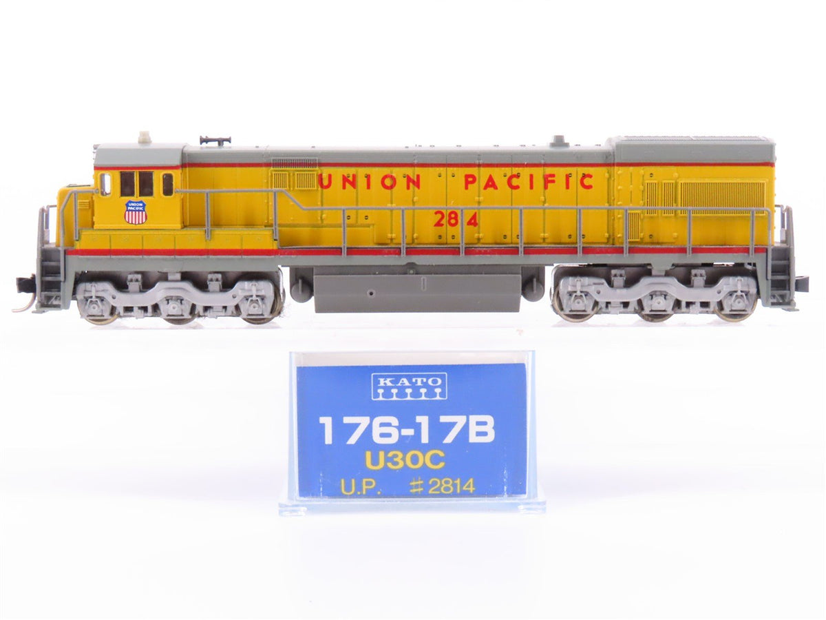 N Scale KATO 176-17B UP Union Pacific GE U30C Diesel Locomotive #2814