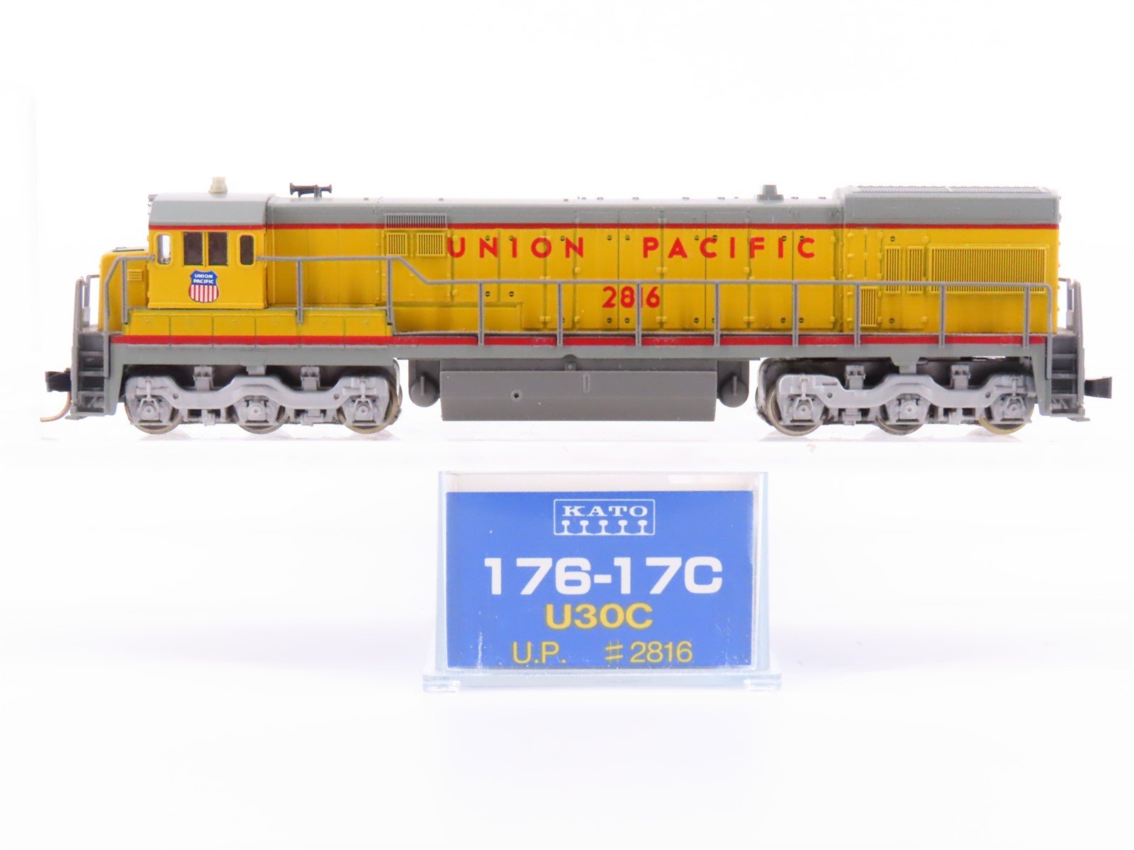 N Scale KATO 176-17C UP Union Pacific GE U30C Diesel Locomotive #2816