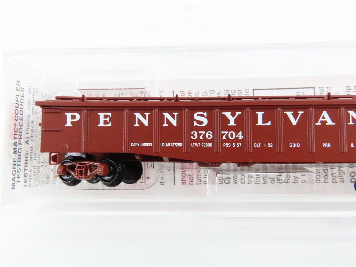 N Scale Micro-Trains MTL 106080 PRR Pennsylvania Railroad 50&#39; Gondola #376704