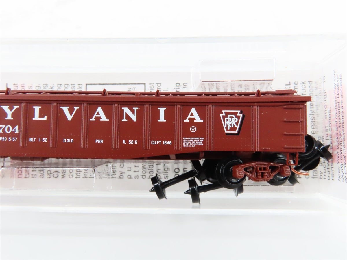 N Scale Micro-Trains MTL 106080 PRR Pennsylvania Railroad 50&#39; Gondola #376704