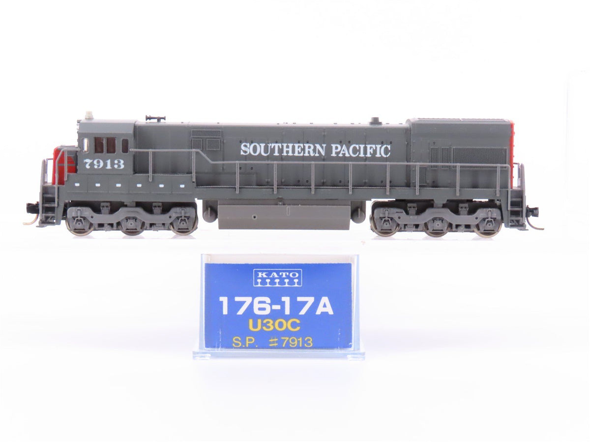 N Scale KATO 176-17A SP Southern Pacific &quot;Bloody Nose&quot; GE U30C Diesel #7913