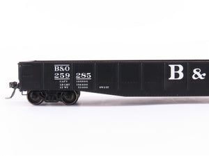 HO Scale Tangent 10930-03 B&O Railway 1957 O-59 Repaint 52' Gondola Car #259285