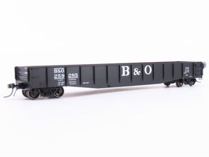 HO Scale Tangent 10930-03 B&O Railway 1957 O-59 Repaint 52' Gondola Car #259285