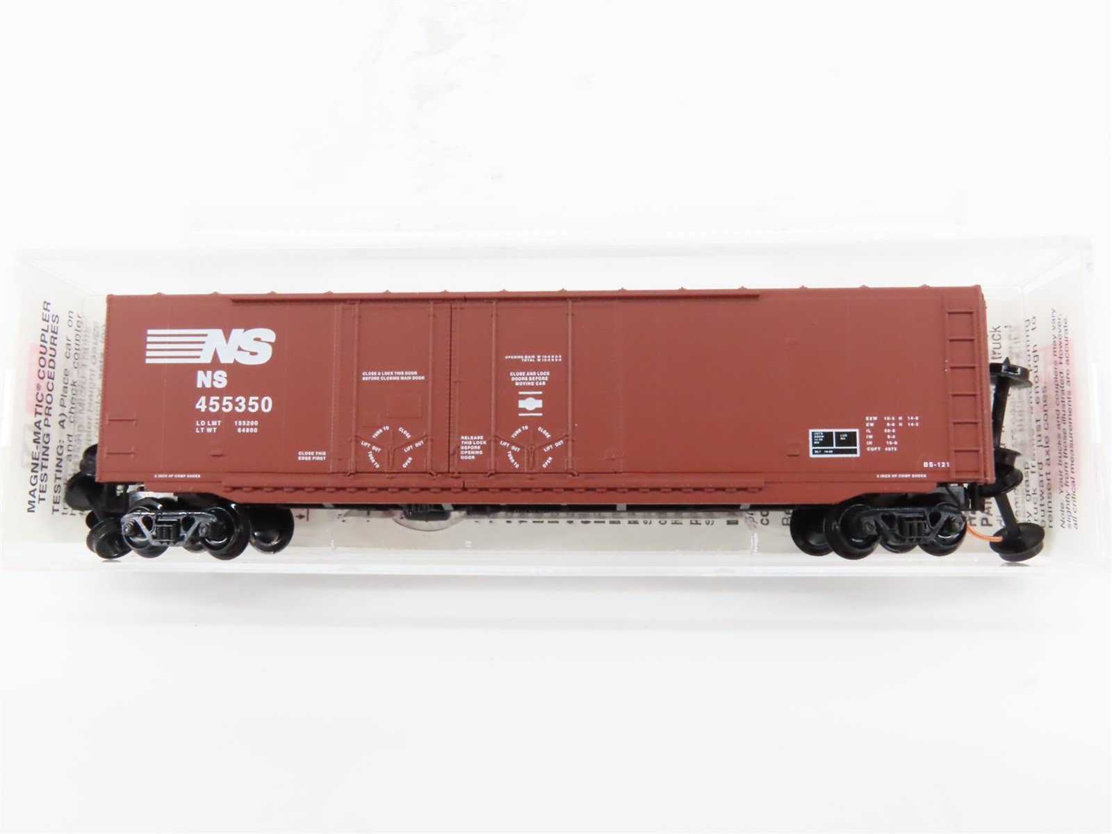 N Scale Micro-Trains MTL 75110 NS Norfolk & Southern 50' Box Car #455350