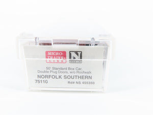 N Scale Micro-Trains MTL 75110 NS Norfolk & Southern 50' Box Car #455350