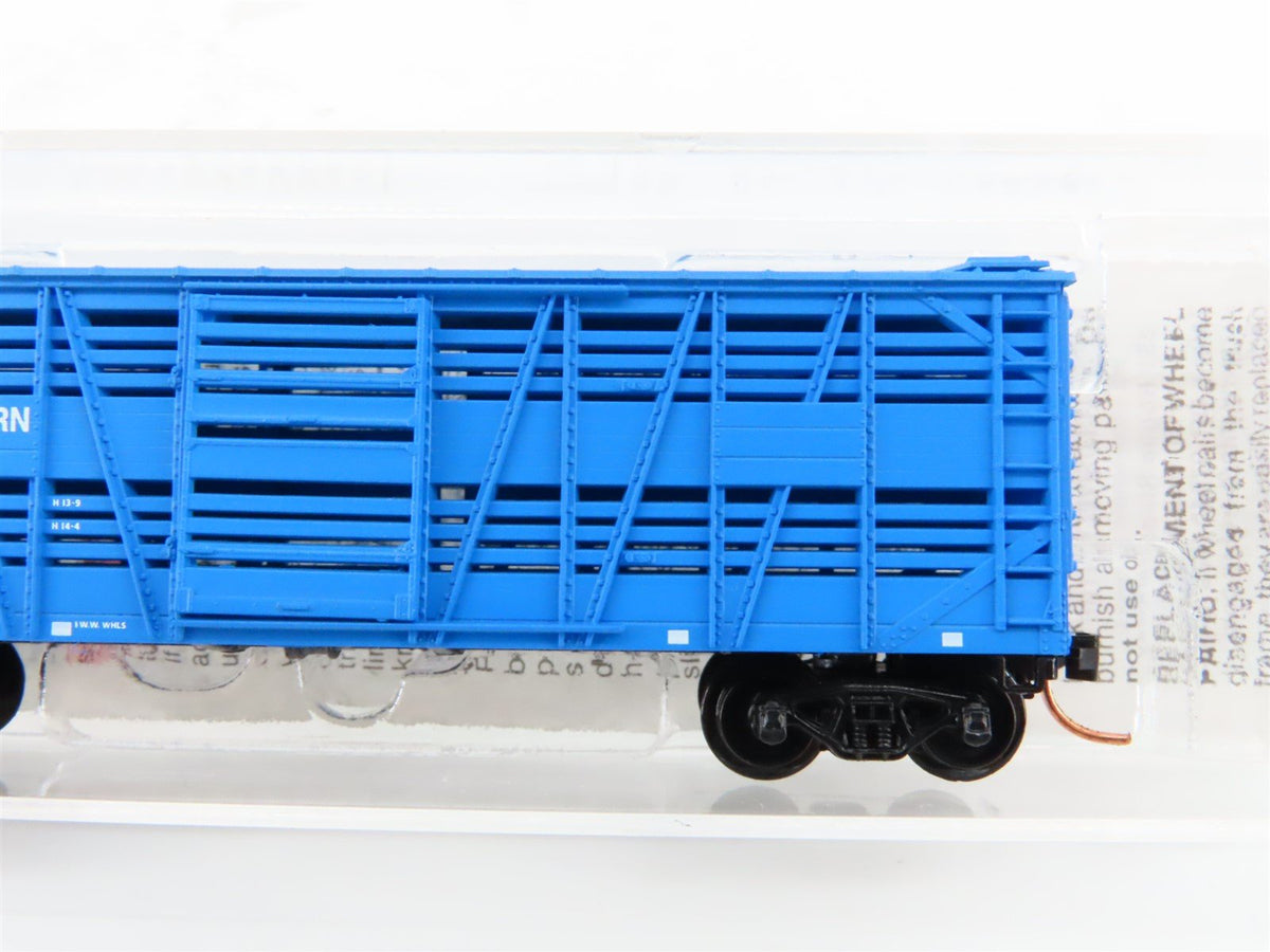 N Scale Micro-Trains MTL 35170 GN Big Sky Blue 40&#39; Despatch Stock Car #56385